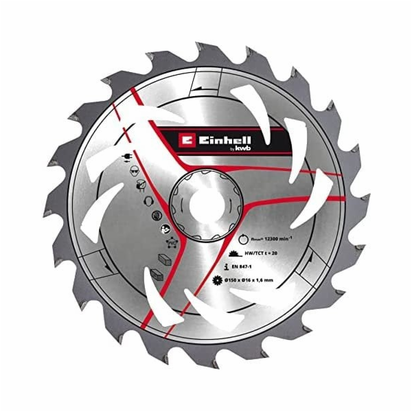 Einhell Kreissägeblatt HM, Ř 150 x 16mm, 1,6mm, 20Z (für ...