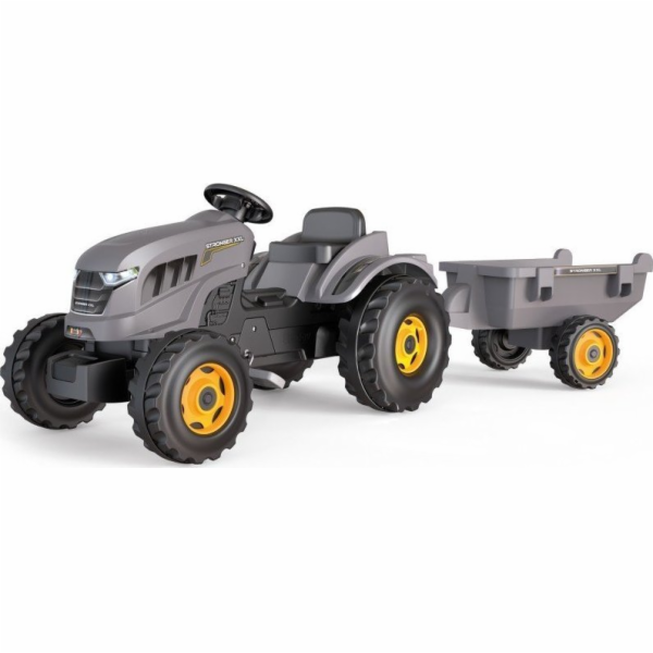 Simba-Dickie Traktor Stronger XXL mit Anhänger (anthrazit)
