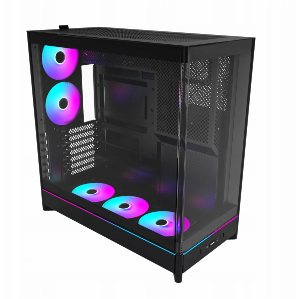 Montech HS02 PRO  (schwarz, Tempered Glass x 2)