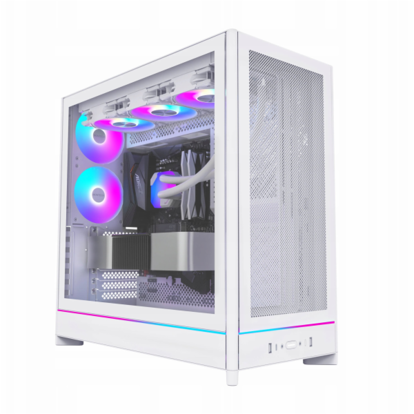 Montech HS01 PRO  (weiß, Tempered Glass)