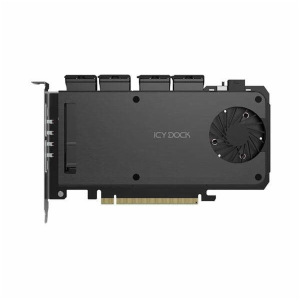 Icy Dock ExpressSlot Slide MB204MP-B (schwarz)