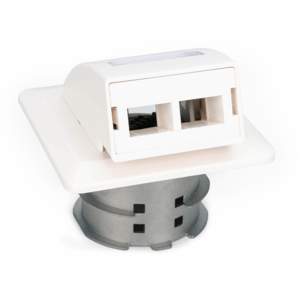 Digitus FTTH Glasfaser Unterputz-Wandanschlussdose, 2 Por...