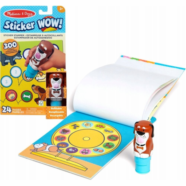 Spinmaster Melissa & Doug - Sticker WOW! Hund Aufkleberst...