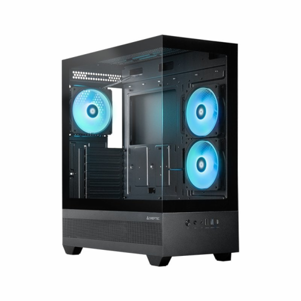 Chieftec VISTA GT-01B-OP (schwarz, Tempered Glass x 2)