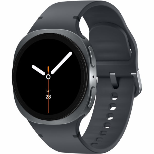 Samsung Galaxy Watch8 (dunkelgrau, 40 mm, Sport Band S/M)