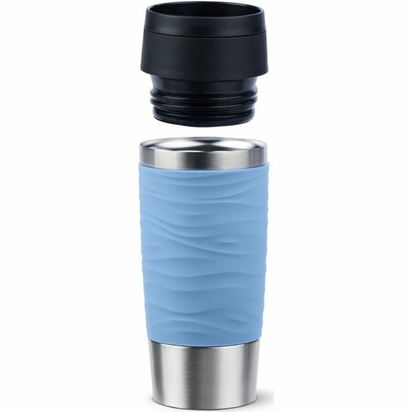Emsa TRAVEL MUG Waves Thermobecher (hellblau/edelstahl, 0...