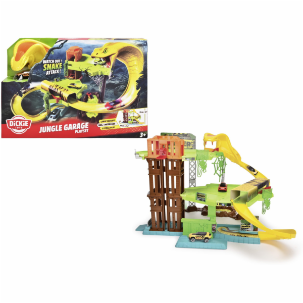 Simba-Dickie Jungle Garage (inkl. Spielzeugauto)