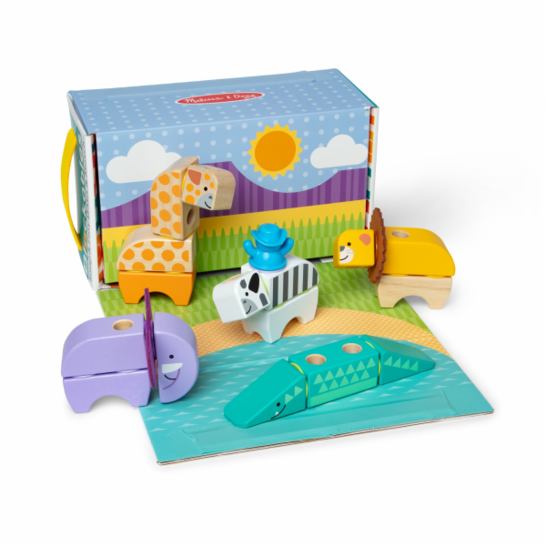 Spinmaster Melissa & Doug - Blockables Safari Spielset
