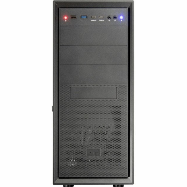 Inter-Tech IT-8862 Plaid (schwarz, Abschließbar)