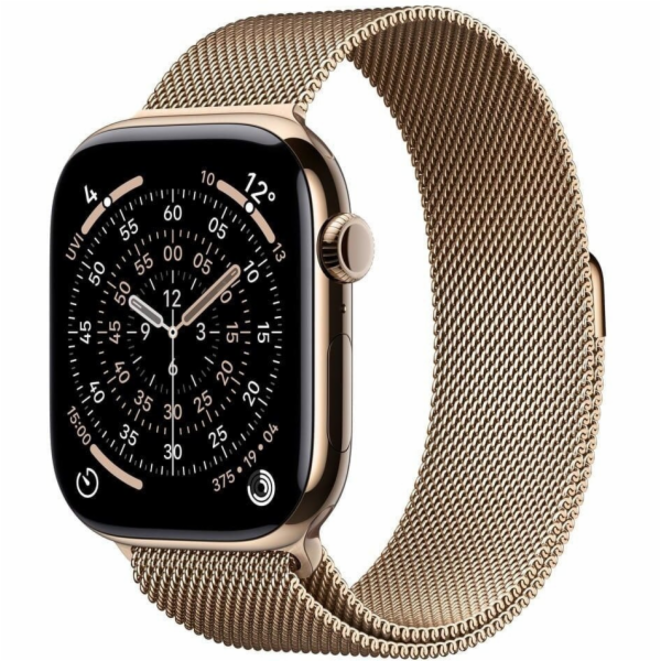 Apple Watch Series 11 (Titan Gold, Titangehäuse, 46 mm, M...