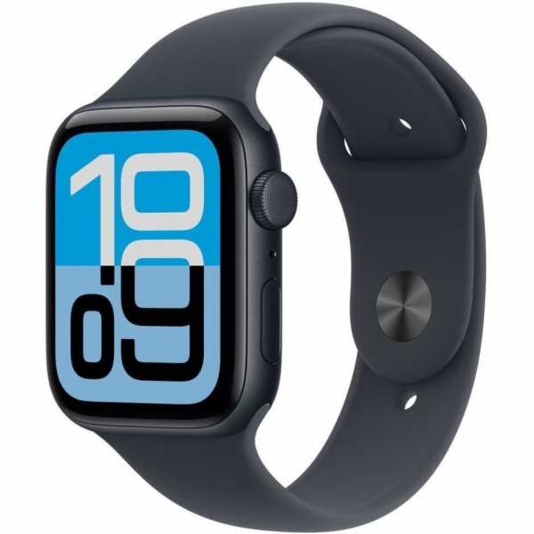 Apple Watch SE 3 (schwarz, Aluminium, 44 mm, Sportarmband...
