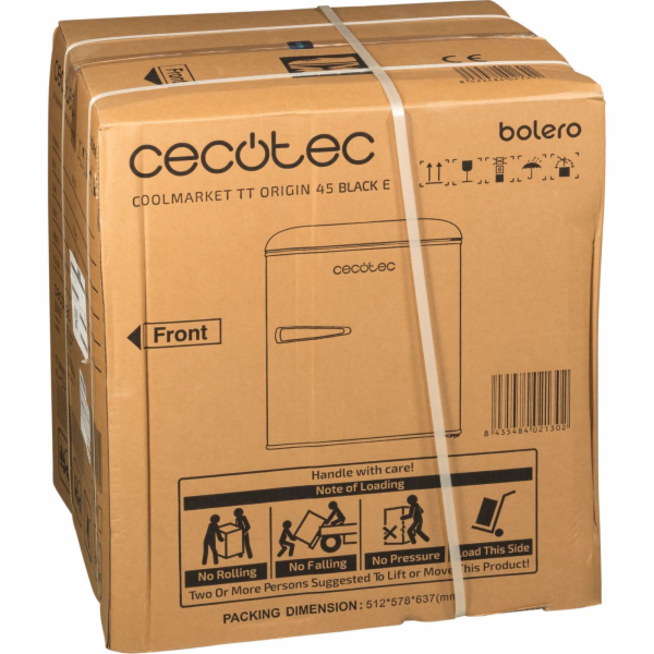 CECOTEC Frigorfico Bolero Cool- Market TT Origin 45 Black E