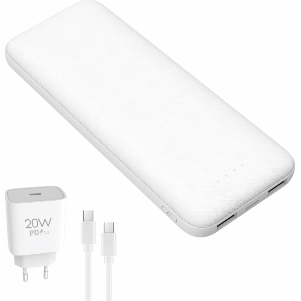 PLATINET POWER BANK 10000 mAh + PD CHARGER 20W + USB-C ka...