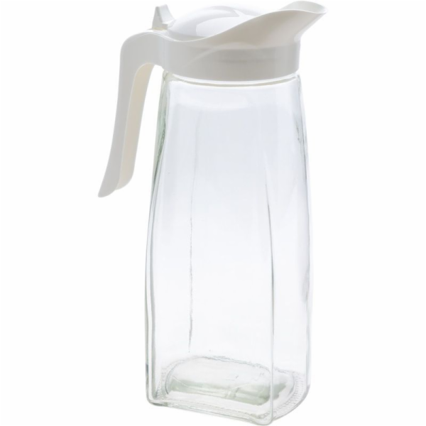 Skleněná konvice na čaj i vodu 1,5 l bílá KO-024001980bila