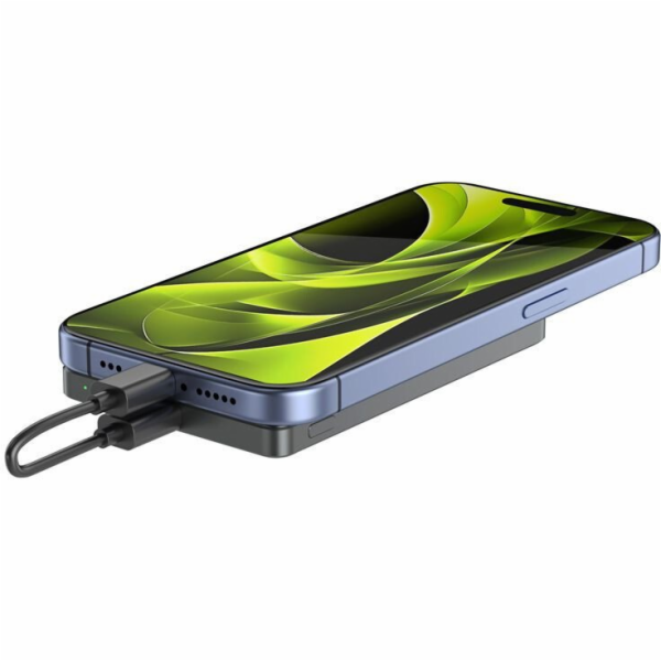 Mobile Origin Powerbanka 5000mAh 3v1 kovová tenká powerba...