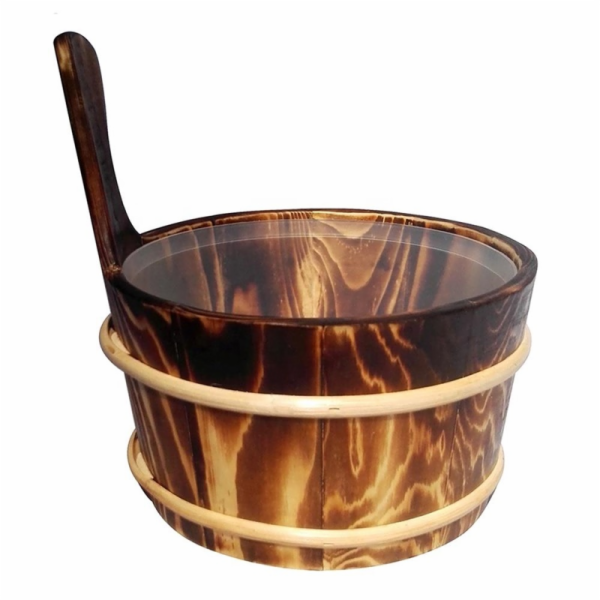 Saunová vana s lopatkou FLAMMIFERA AP-004W, 4l