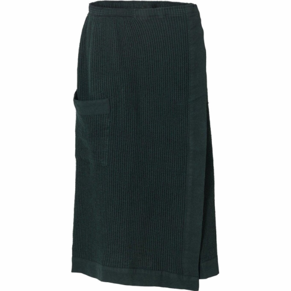 Saunová zástěra Rento, 145 x 70 cm, černo/zelená