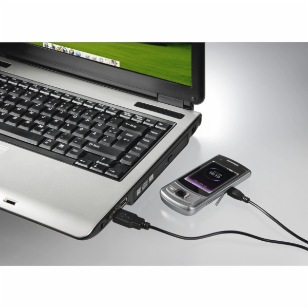 Hama 00173610 nabíjecí/datový kabel, Micro-USB 1,4m černý