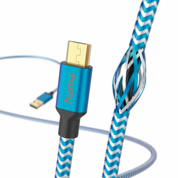 Hama 00201555 Reflexní nabíjecí kabel, USB-A - Micro-USB ...