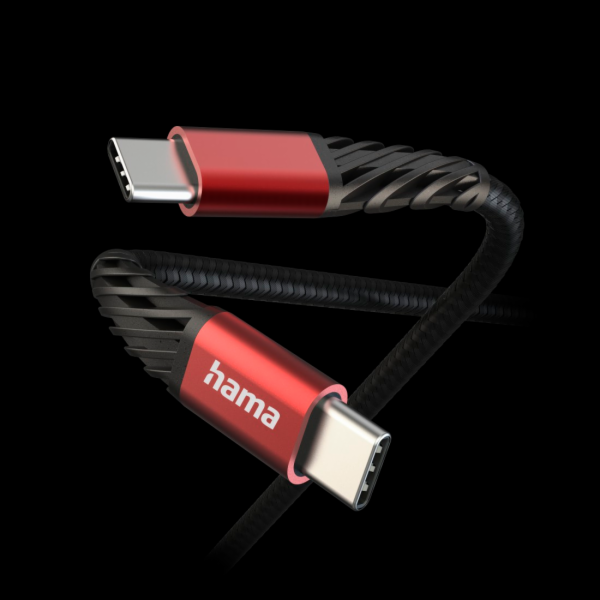 Hama 00201542 Extreme nabíjecí kabel, USB-C - USB-C 1,5 m...