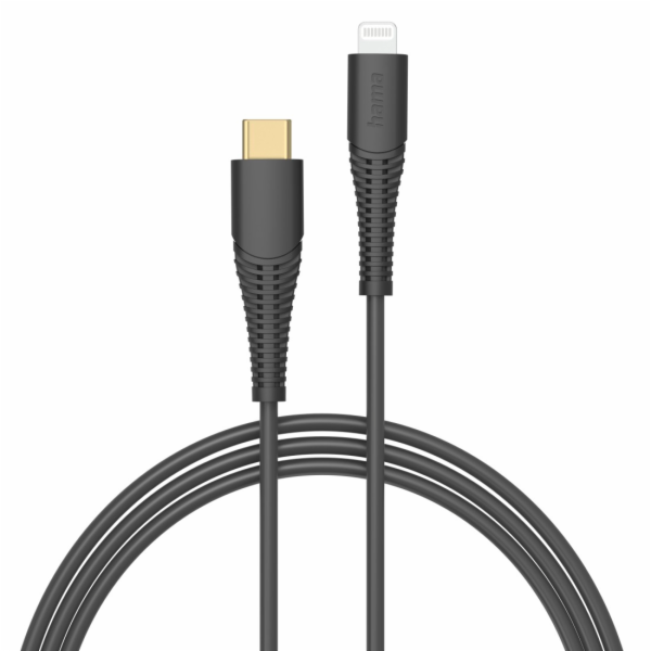 Hama 00201602 nabíjecí kabel, USB-C - Lightning 1,5 m černý