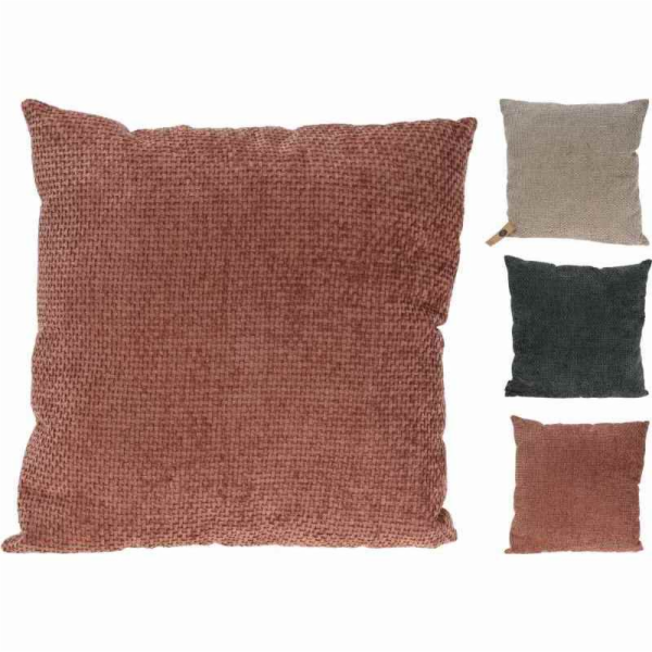 Polštář dekorační 45 x 45 cm teracota KO-AAE820540tera