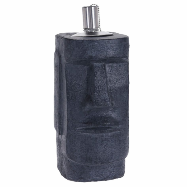 Olejová lampa MOAI 31 cm černá KO-259000110