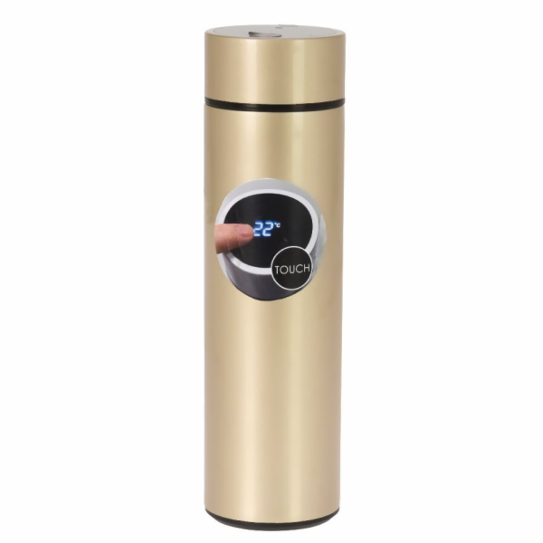 Termoska nerez s teploměrem 0,5 l zlatá KO-C80700890zlat