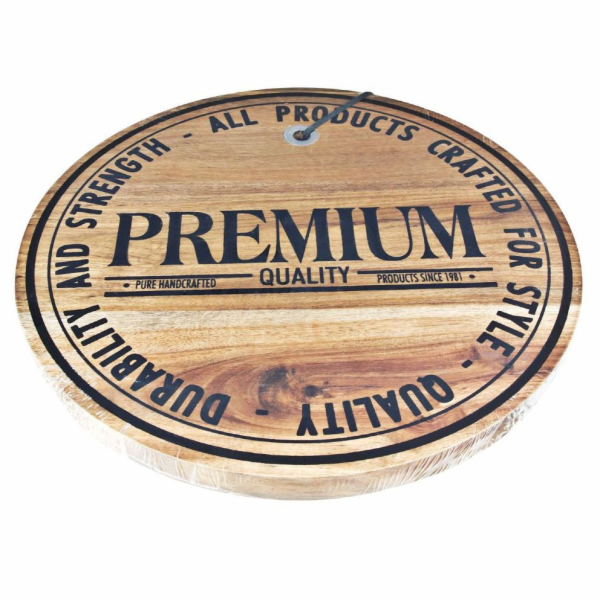 Prkénko servírovací akátové dřevo 28 cm Cheese HT-24500765