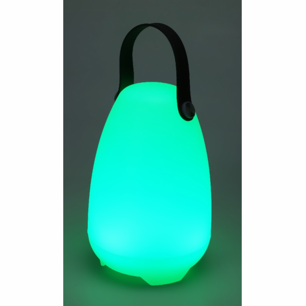 Nabíjecí lampa kempingová venkovní s ovladačem RGB 26 cm ...