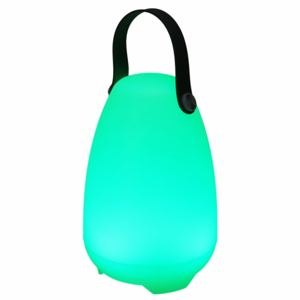 Nabíjecí lampa kempingová venkovní s ovladačem RGB 21 cm ...