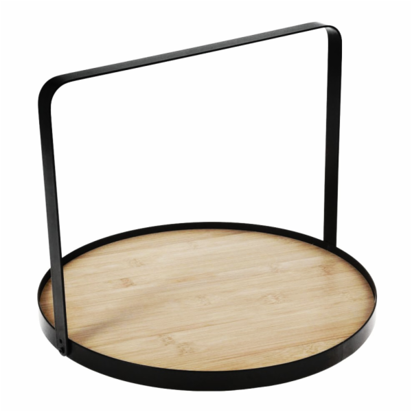 Podnos servírovací s kovovou rukojetí 35 cm KO-278000600