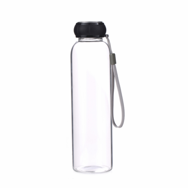 Lahev skleněná přenosná s poutkem 550 ml BG-20120-BK
