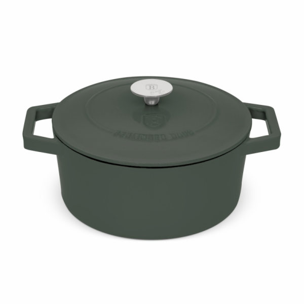 Pekáč litinový s poklicí 24 cm Matte Green Collection BH-...