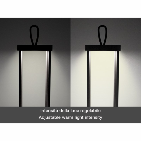 Beper P207ILI100 Rechargeable Lantern Black
