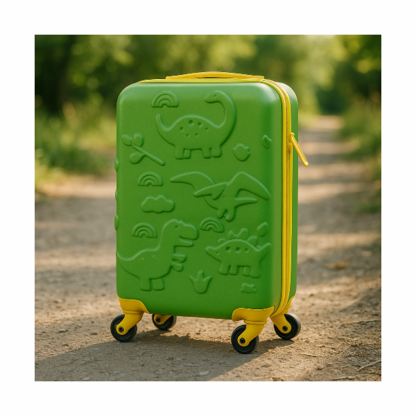 Dětský cestovní kufr 28 litrů DINO zelená KO-FB5000500zele