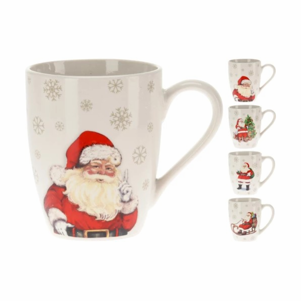 Hrnek 340 ml mix 4 motivu porcelán