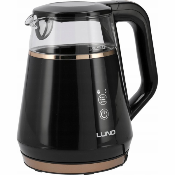 Toya Konvice LUND ELEKTRICKÁ KONVICE 1L TEMP. REG. ČERNÝ