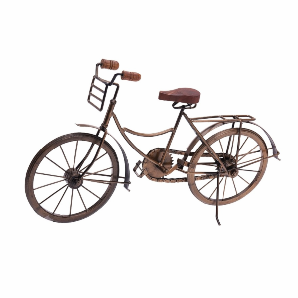 Dekorace stojící BICYKL 47 cm měděná KO-A78100010mede