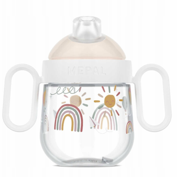 Mepal DĚTSKÝ NEVYLITÝ HRNEK MIO SLUNÍČKO A DUHA 200 ML 10...
