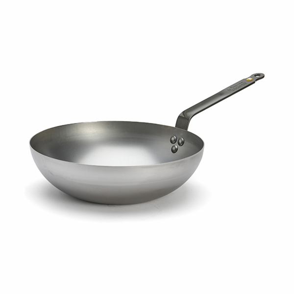 WOK pánev de Buyer, 5617.28, MINERAL B, WOK, zaoblený, pr...