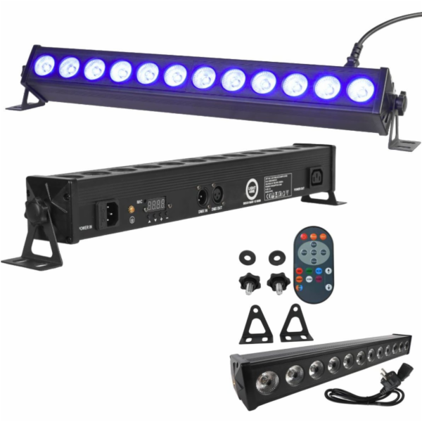 LIGHT4ME DECO BAR 12 RGB světelný pásek LED paprsek pódio...