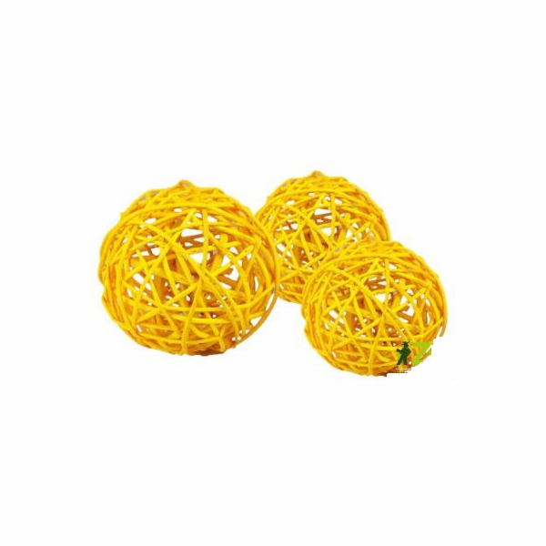 Dekorace Lata Ball 4 cm barevný mix 4 ks
