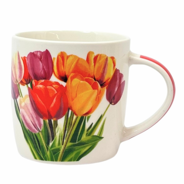 Hrnek 300 ml tulipány porcelán
