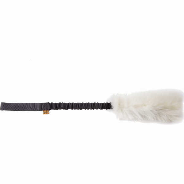 DINGO DINGO BUNGEE TUG S OVČÍ KOŽEŠINOU 55cm ČERNÁ