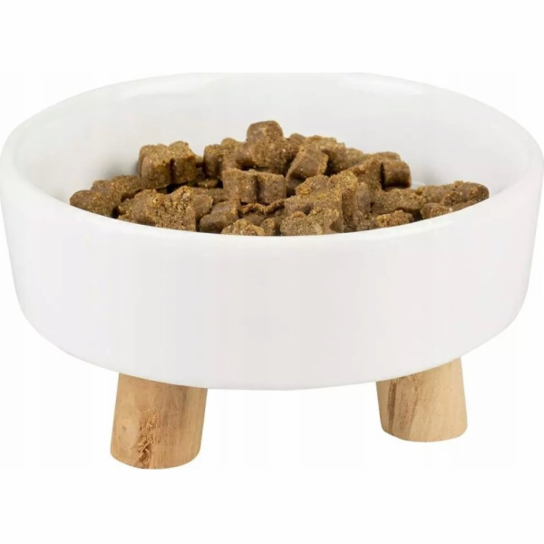 Duvo+ DUVO+ KERAMICKÁ MISKA NA DŘEVĚNÝCH NOHÁCH 700ml 15x...