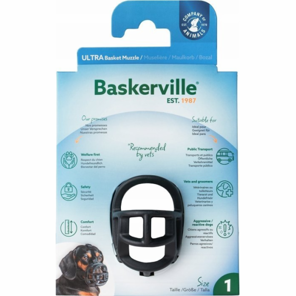 Baskerville Náhubek Baskerville Ultra-1 černý