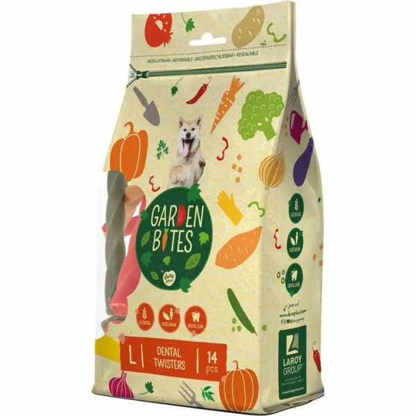 Duvo+ Zubní spirálky Garden Bites L 16 cm 14 ks 3/36