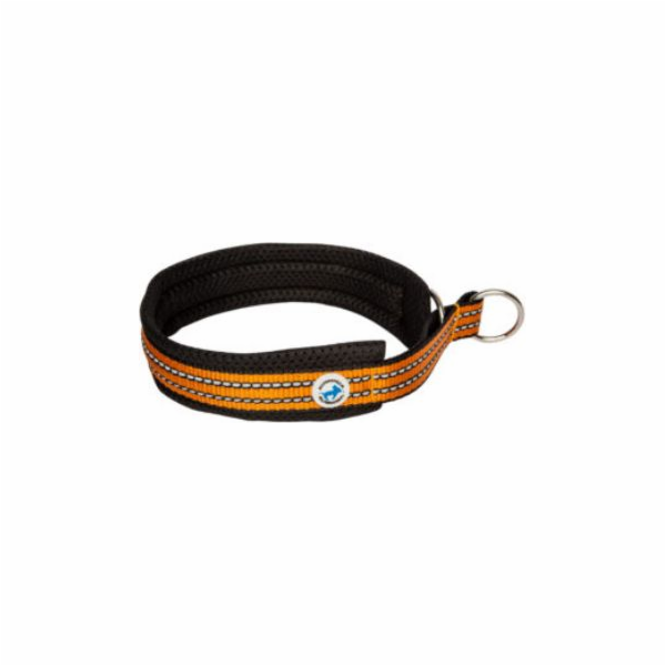 All For Dogs Oranžový obojek pro psy s poloviční škrticí ...