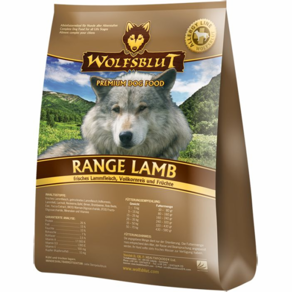 Wolfsblut Dog Range Lamb Adult Lamb & Rice 2 kg